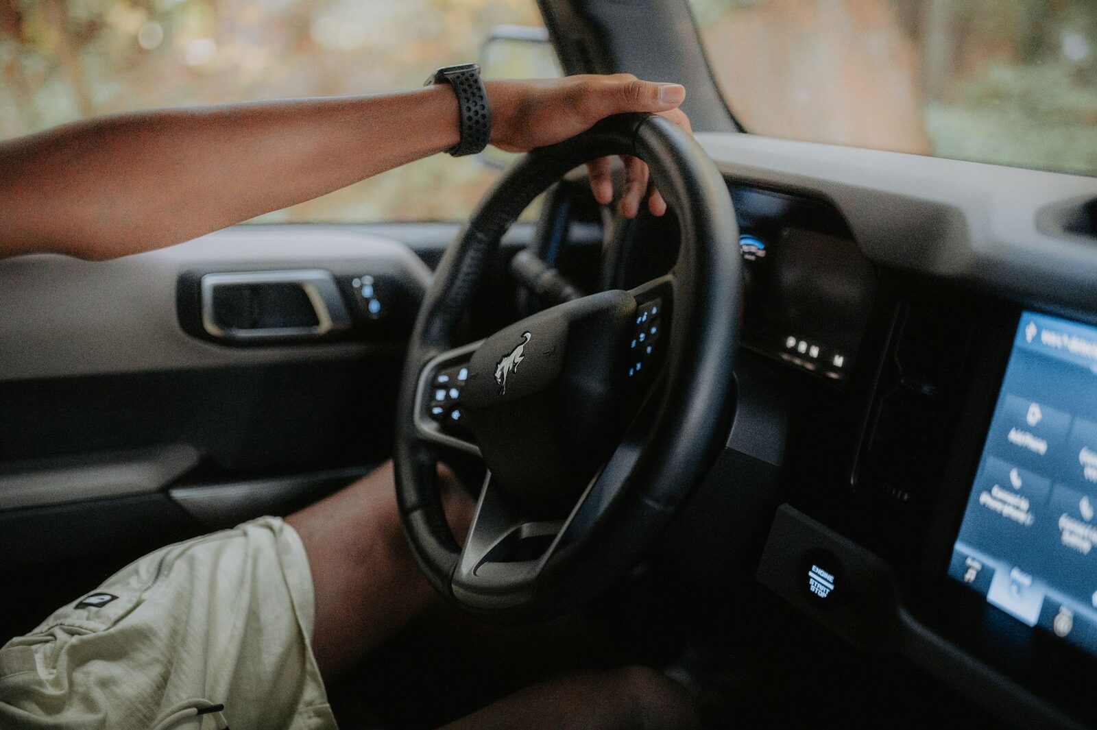 Driving on the road
