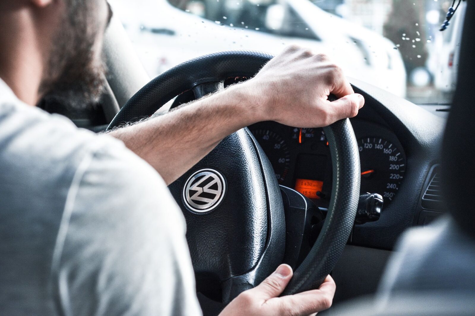 Driving under mock-test conditions