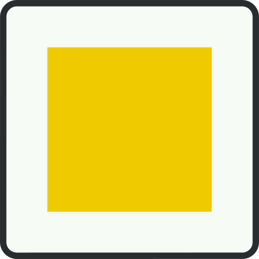 Priority road sign